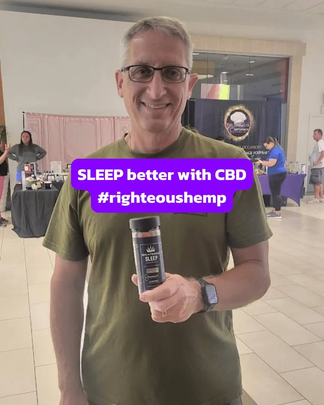 50 mg CBD Sleep Gummies (ZERO THC) RIGHTEOUS Hemp Co.