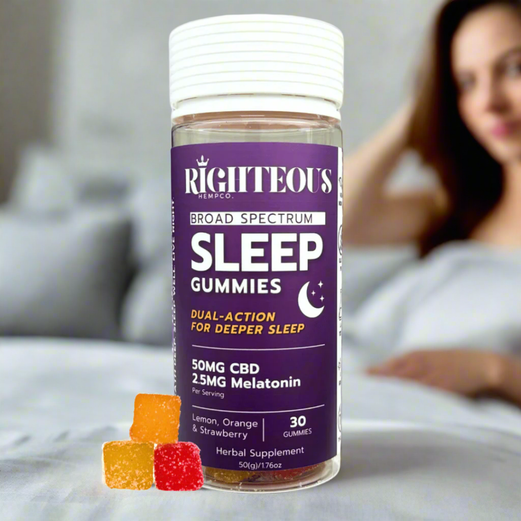 BroadSpectrum Hemp Sleep Gummies_1500mg 50mg per gummy 30count