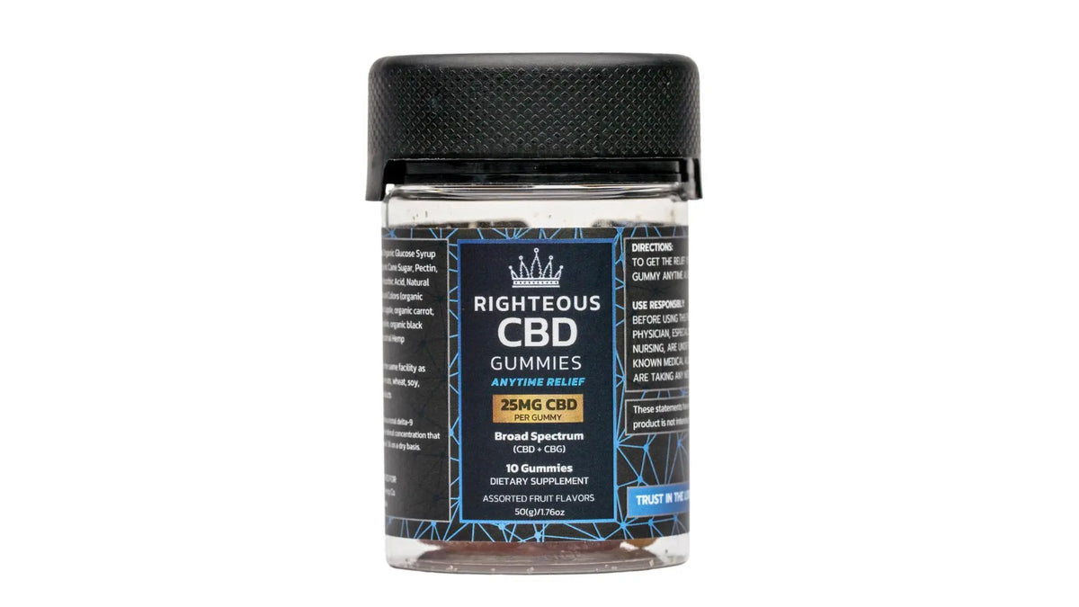 CBD Gummies (ZERO THC) RIGHTEOUS Hemp Co.